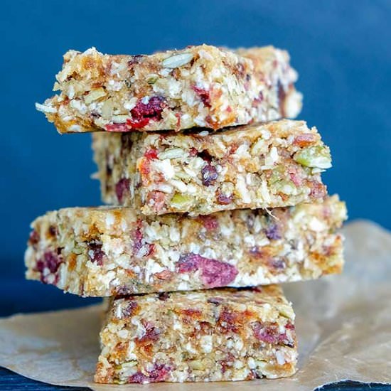 NB Pumpkin Seed Coconut Ginger Bar - Recipe photo by Only Gluten Free Recipes