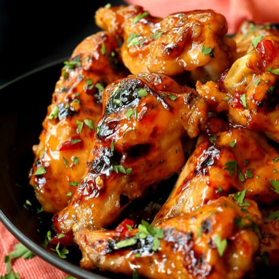 Sweet Chili Chicken Wings - Recipe photo by mantitlement