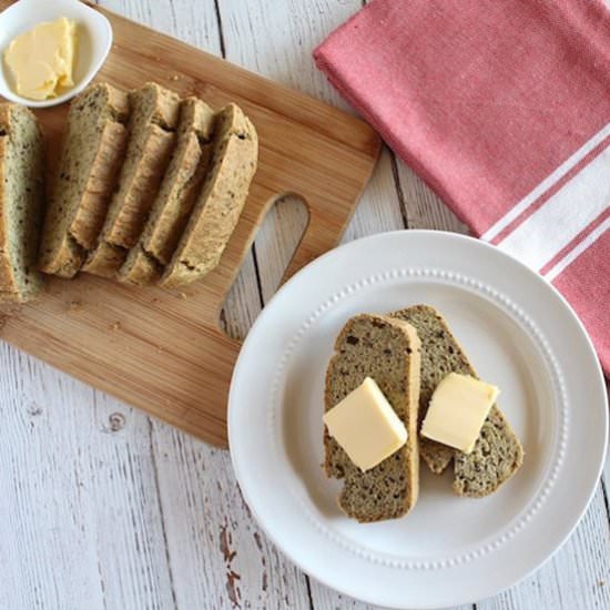 Easy Almond Flax Keto Bread - Recipe photo by Healy Eats Real