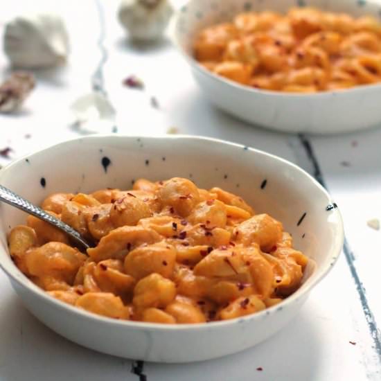 Sweet Potato Mac & Cheese - Recipe photo by happyveggiekitchen