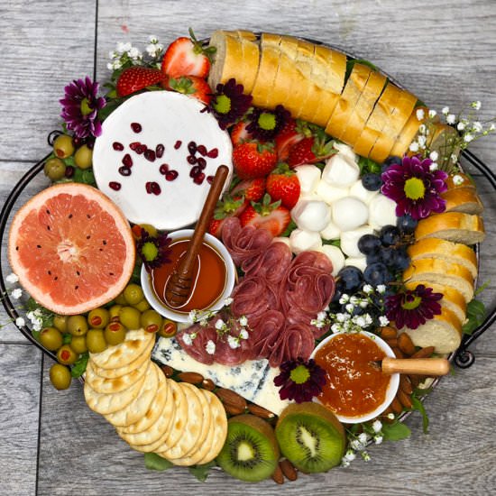 How to make a Stunning Cheese Board - Recipe photo by theonlinefarmersmarket