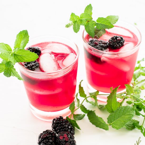Blackberry-Vodka Smash - Recipe photo by senseandedibility