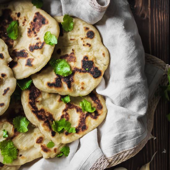 sesame garlic naan bread - Recipe photo by My Digital Kitchen