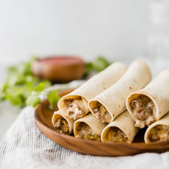 Taquitos Recipe - Recipe photo by Salt and Baker
