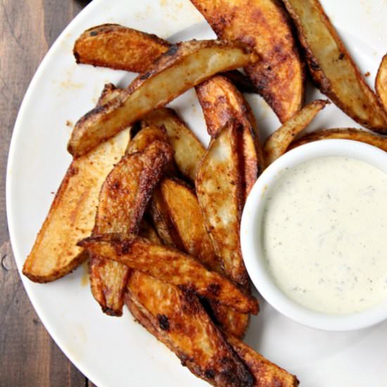 Potato Wedges - Recipe photo by snappygourmet