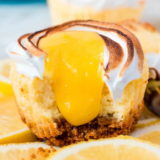 Mini Lemon Meringue Cheesecakes - Recipe photo by QueensleeAppetit