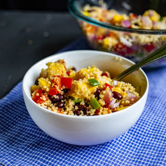 Mango Quinoa Salad - Recipe photo by cardamomandcoconut
