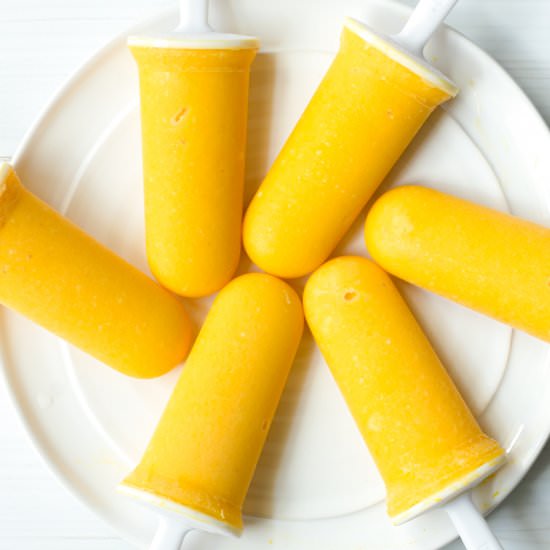 Mango Pineapple Popsicles - Recipe photo by cookingformysoul