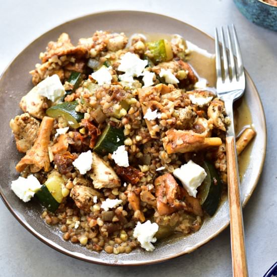 Buckwheat risotto with chicken - Recipe photo by everyday-delicious.com