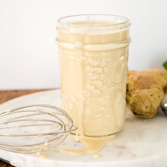 Sweet Ginger Tahini Dressing - Recipe photo by whoneedssalad
