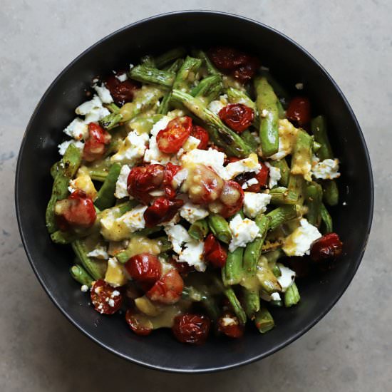 roast green bean and tomato salad - Recipe photo by kathrynpauline