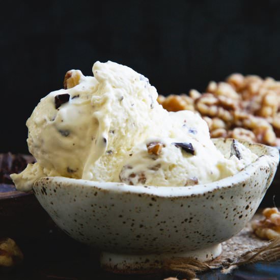 Low-Carb Chunky Monkey Ice-Cream - Recipe photo by SimplySoHealthy