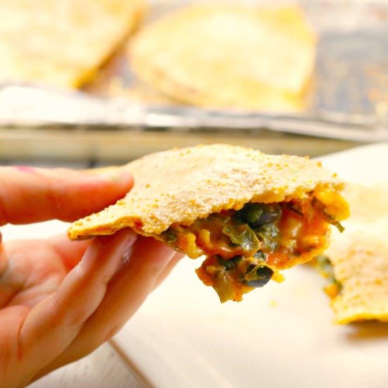 Healthy Homemade Pizza Pockets - Recipe photo by Food Meanderings