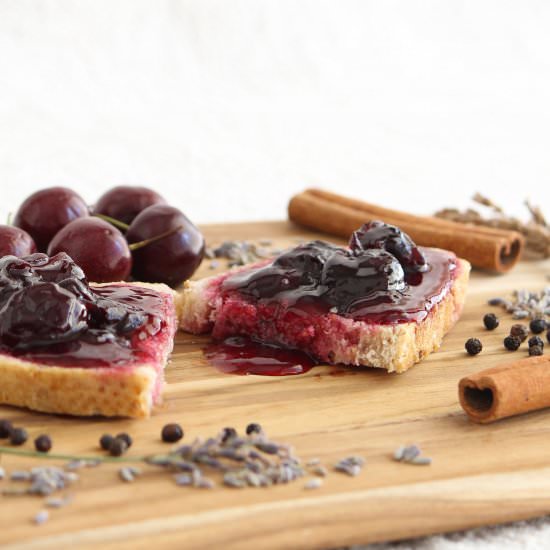 Spiced cherry preserves - Recipe photo by itsallgeektome