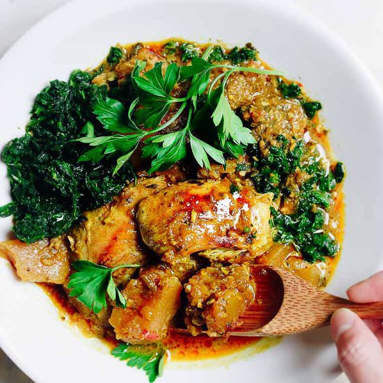 Instant Pot Pumpkin Chicken Curry - Recipe photo by IHeartUmami