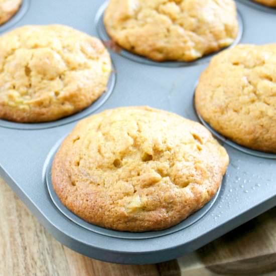 PUMPKIN BANANA MUFFINS - Recipe photo by Cheesecurdinparadise