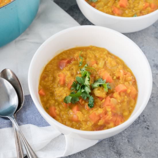 Red Lentil Dal - Recipe photo by The Home Cooks Kitchen