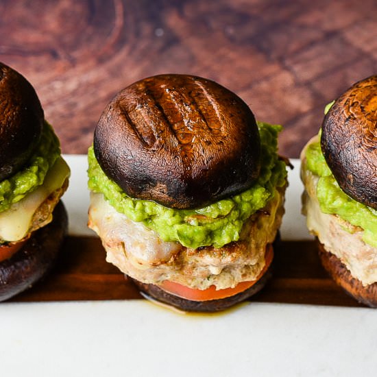 Portobello Turkey Sliders - Recipe photo by dudethatcookz