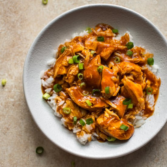 Instant Pot Honey Sriracha Chicken - Recipe photo by saltandlavender