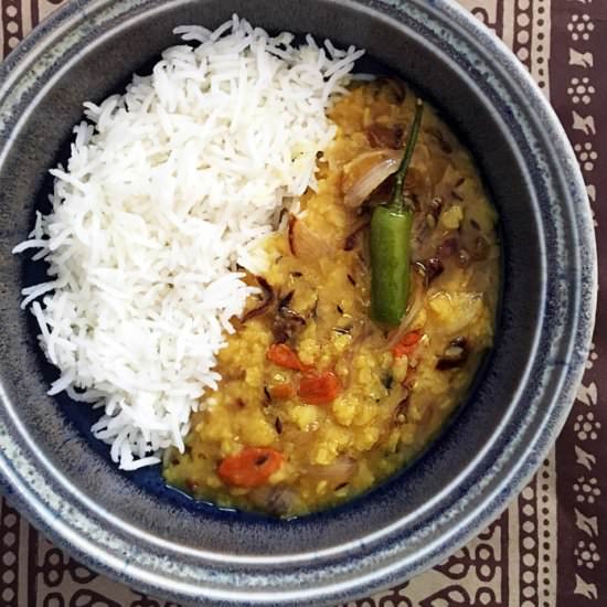 Wolfberry Toor Dal - Recipe photo by steamingpot