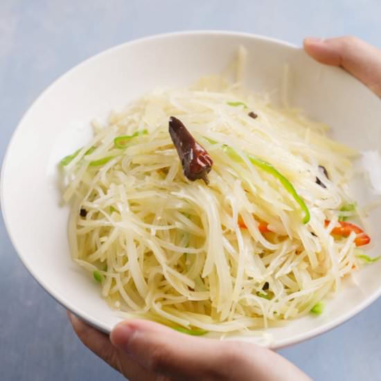 Shredded Potato Stir Fry - Recipe photo by elaineluo