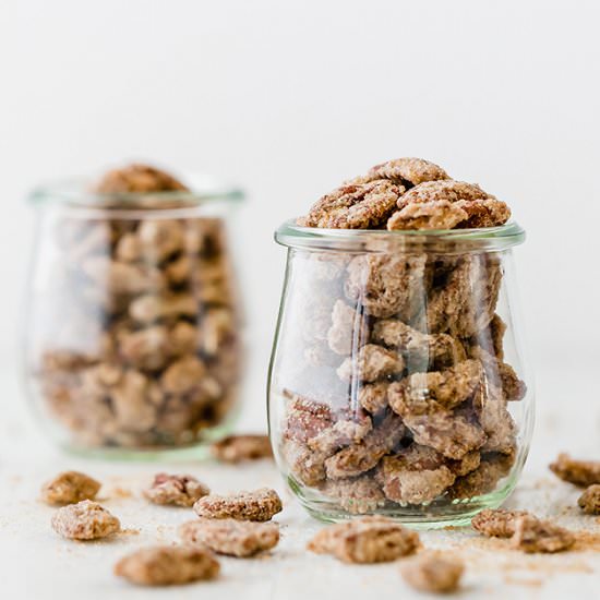 Candied Pecans Recipe - Recipe photo by Salt and Baker