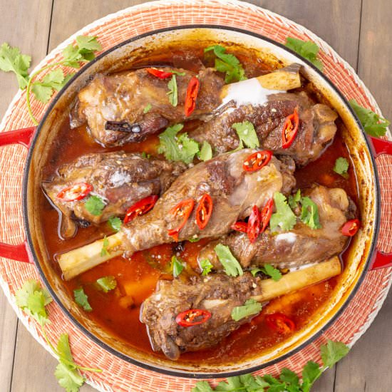 Thai Massaman Lamb Shanks - Recipe photo by icingonthesteak