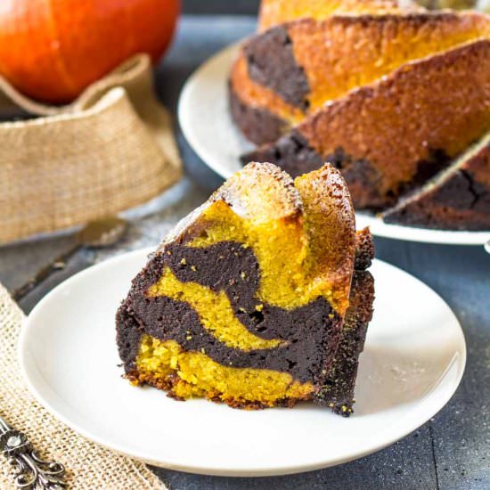 Pumpkin Cocoa Bundt Cake - Recipe photo by Blondie-ish at kitchen