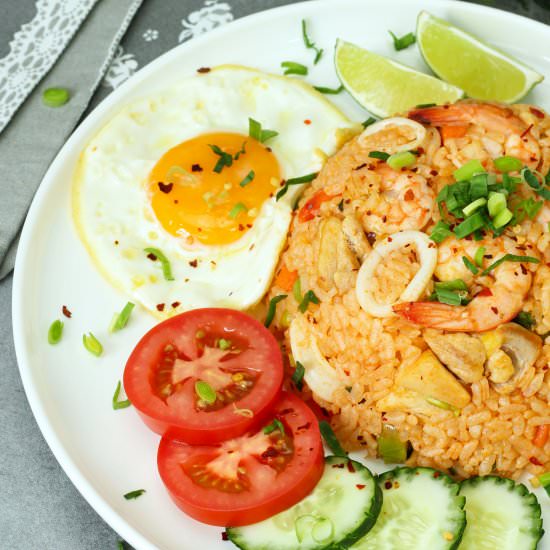 Nasi Goreng USA - Recipe photo by El Mundo Eats