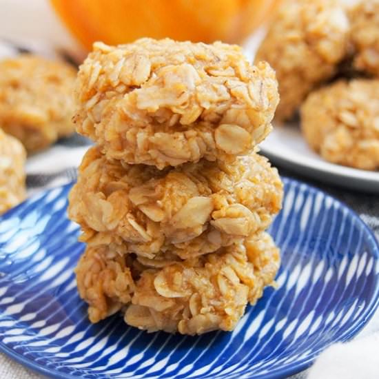 No Bake Pumpkin Cookies - Recipe photo by SundaySupper