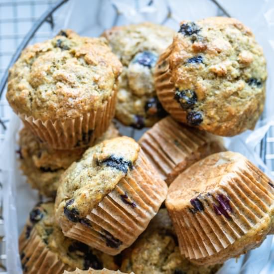 Blueberry Banana Muffins - Recipe photo by feelgoodfoodie1