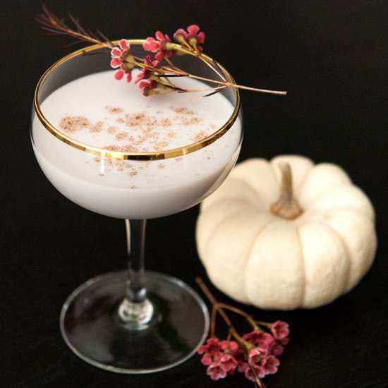 The White Pumpkin Cocktail - Recipe photo by shekeepsalovelyhome