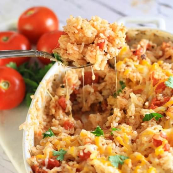 1 Pot Oven Baked Mexican Rice - Recipe photo by laughingspatula.com