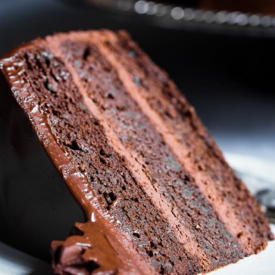 Paleo Chocolate Avocado Cake - Recipe photo by foodfaithfitness