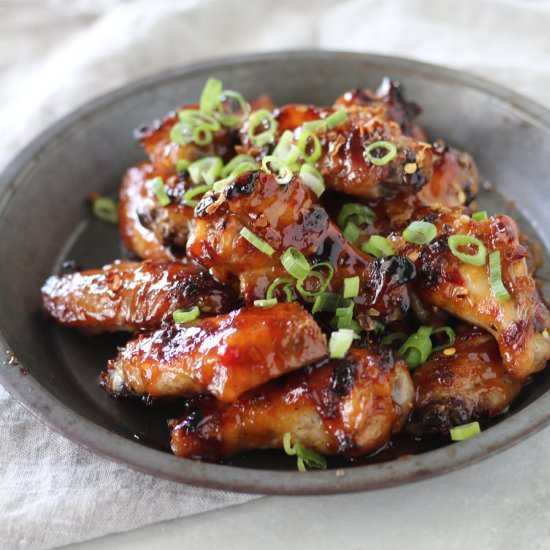 Thai Sticky Chicken Wings - Recipe photo by Buy This Cook That