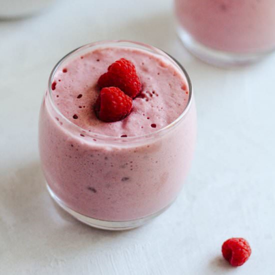 Vegan Summer Raspberry Mousse - Recipe photo by plantedpurpose