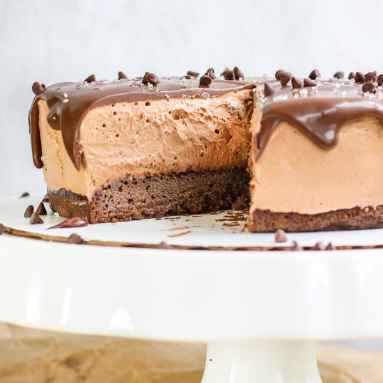 Nutella Mousse Cake - Recipe photo by SugarSpicesLife