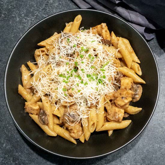 Easy Creamy Chicken Marsala Pasta - Recipe photo by c2king