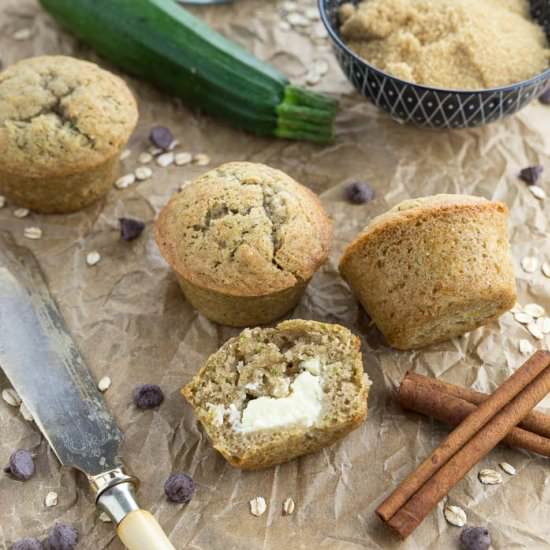 Zucchini Muffins with Cream Cheese - Recipe photo by homebakedbliss