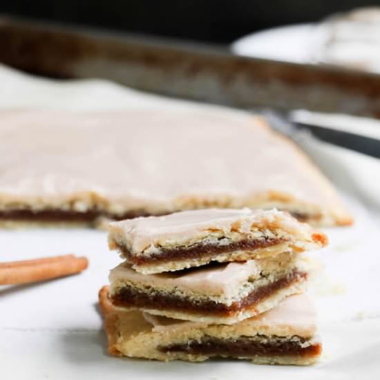 Frosted Brown Sugar Cinnamon Tart - Recipe photo by The Merchant Baker