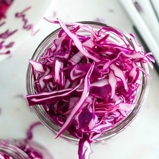 Pickled Red Cabbage - Recipe photo by its_a_vegworld_afterall
