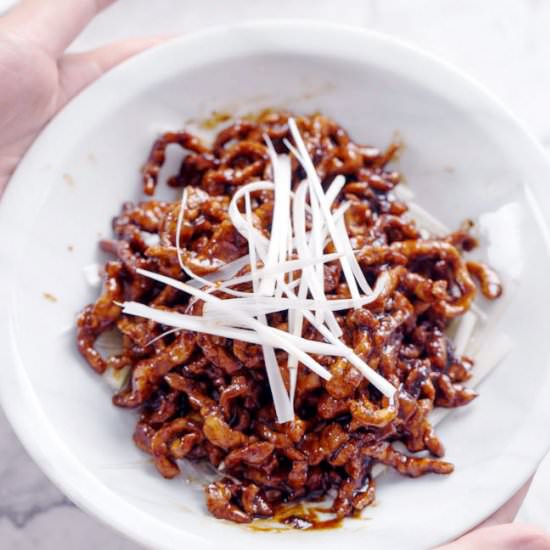 Peking Shredded Pork - Recipe photo by elaineluo