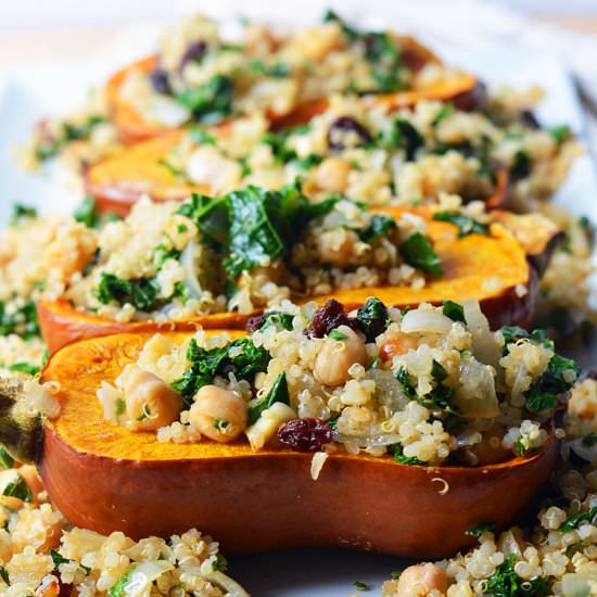 Roasted Stuffed Honeynut Squash - Recipe photo by The Colorful Kitchen