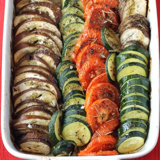 Ratatouille Tian - Recipe photo by Food Gal