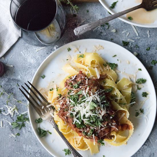 Slow Cooker Beef Ragu - Recipe photo by The Home Cooks Kitchen