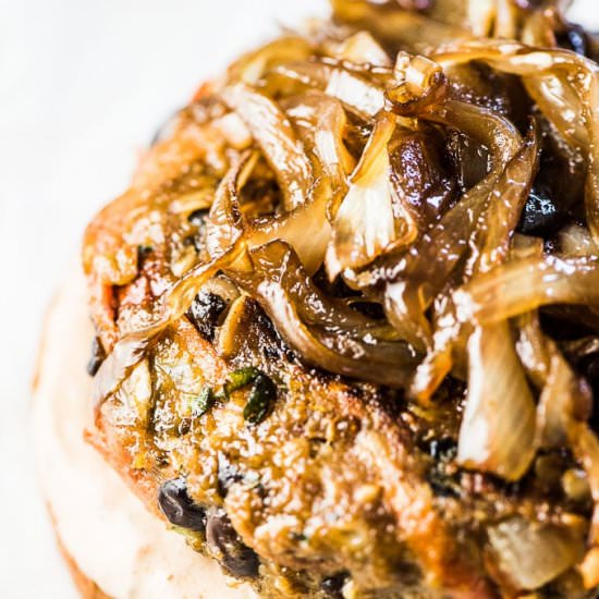THE BEST Black Bean Veggie Burgers - Recipe photo by The Endless Meal