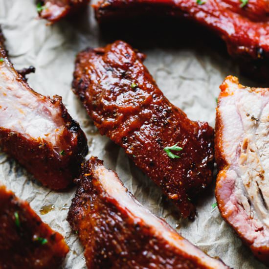 Smoked Ribs Recipe - Recipe photo by lslfunblog