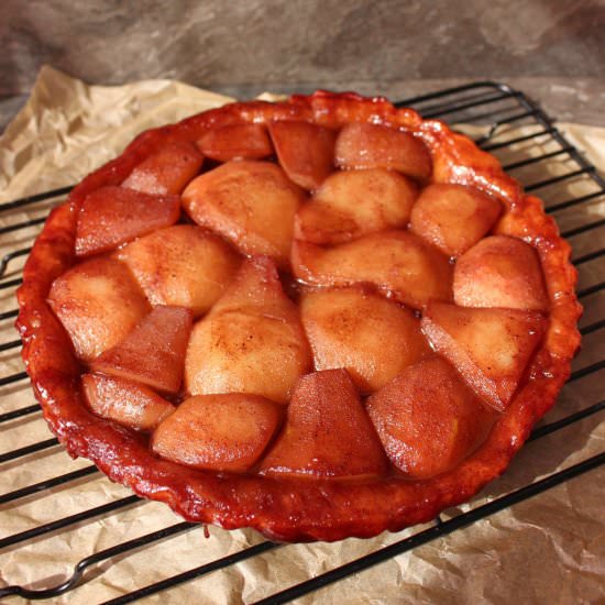 Pear Tarte Tatin - Recipe photo by thefoodiejourney
