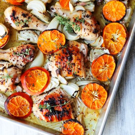 Baked Mustard Chicken - Recipe photo by Eating European
