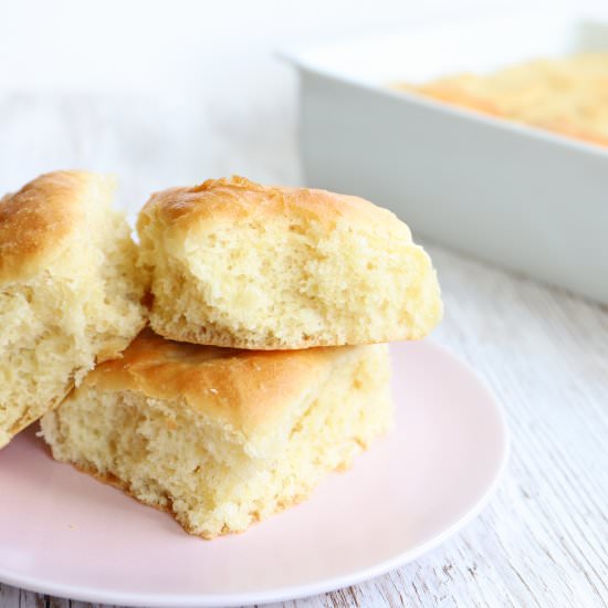 No Knead Dinner Rolls - Recipe photo by spoonfulofkindness